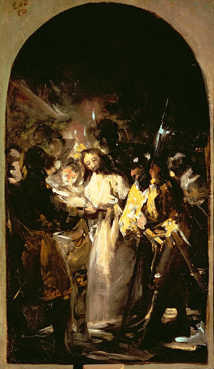 Přijetí Krista, kolem roku 1798 od Francisco de Goya