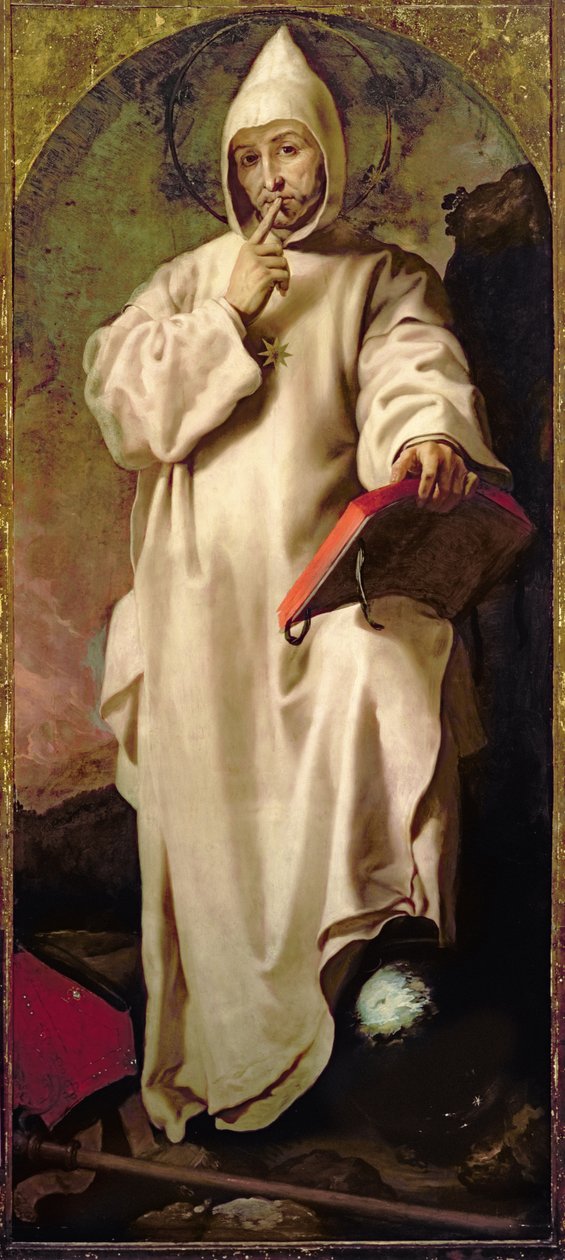Svatý Bruno (1030-1101) od Francisco Ribalta