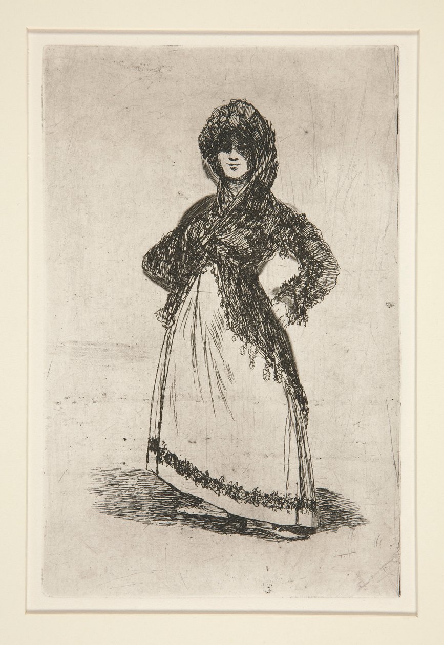 Maja [se světlým pozadím] od Francisco de Goya