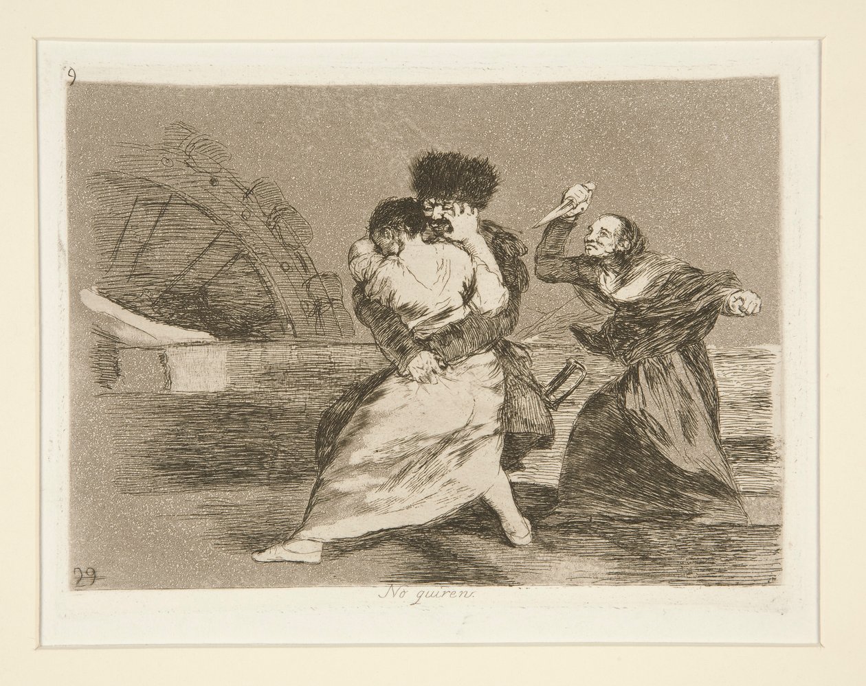 No quieren [sic] (Oni Don od Francisco de Goya