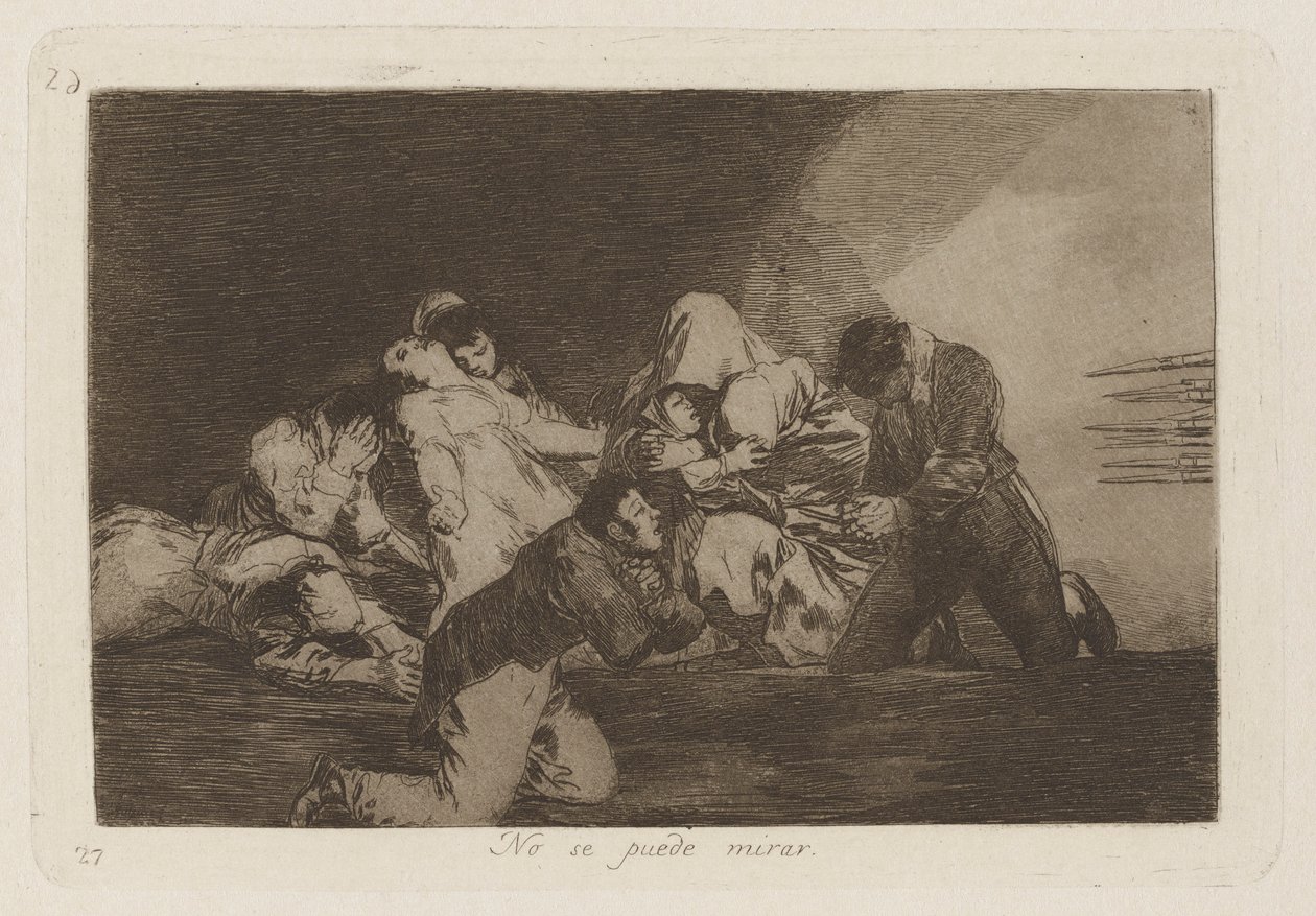 Nemůžeš se dívat (One Can od Francisco de Goya