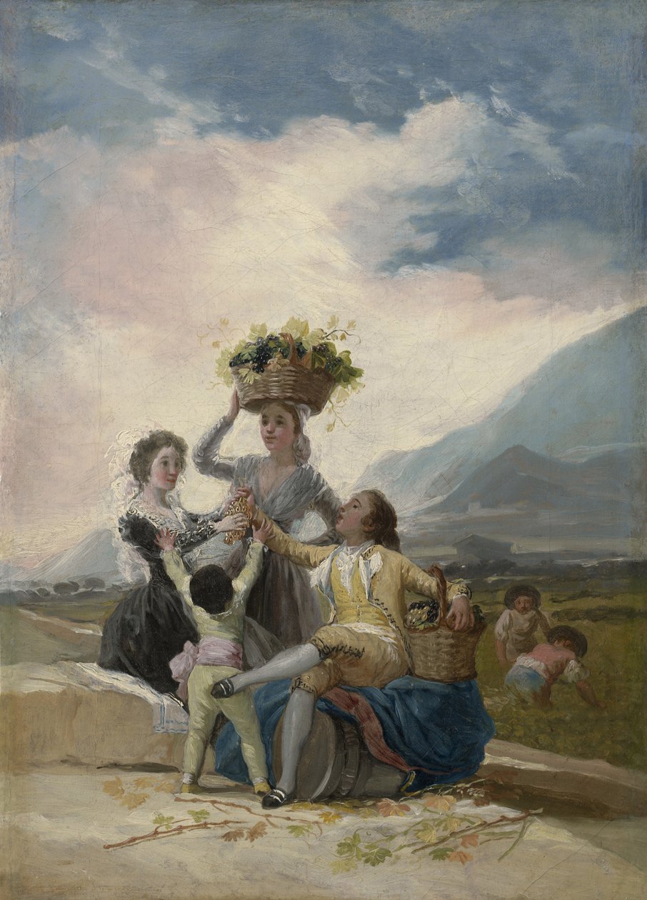 Podzim, 1786 od Francisco de Goya