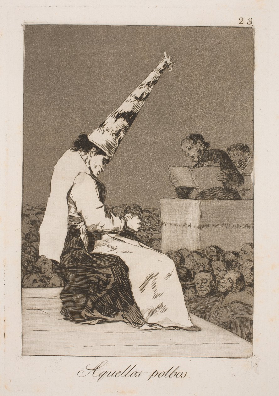 Z prachu pochází špína od Francisco de Goya