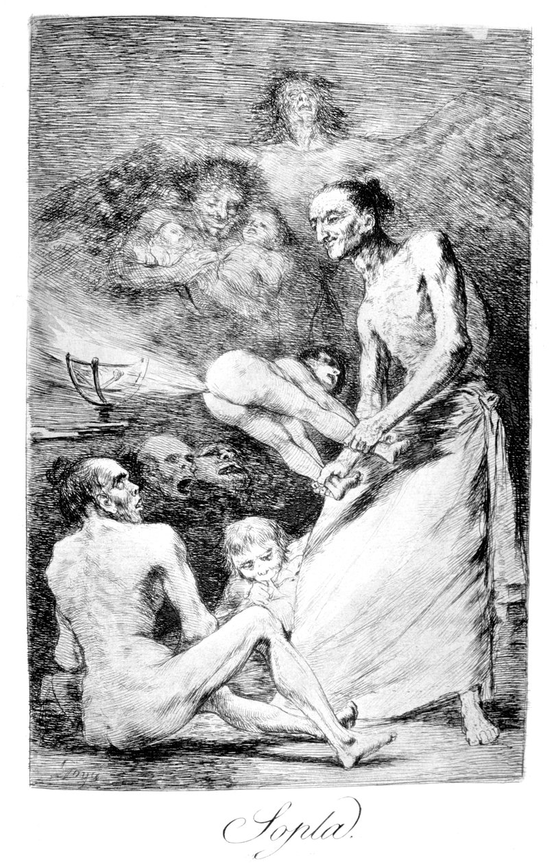 Rána, 1799 od Francisco de Goya