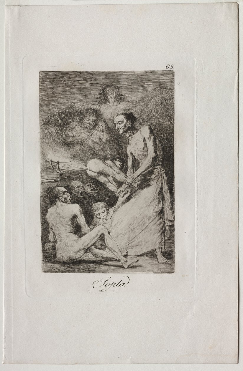 Caprichos: Foukat! od Francisco de Goya