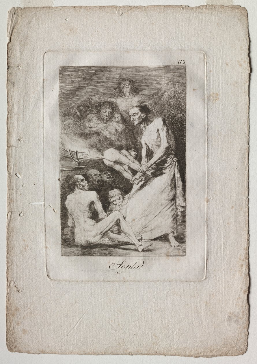 Caprichos: Foukat od Francisco de Goya