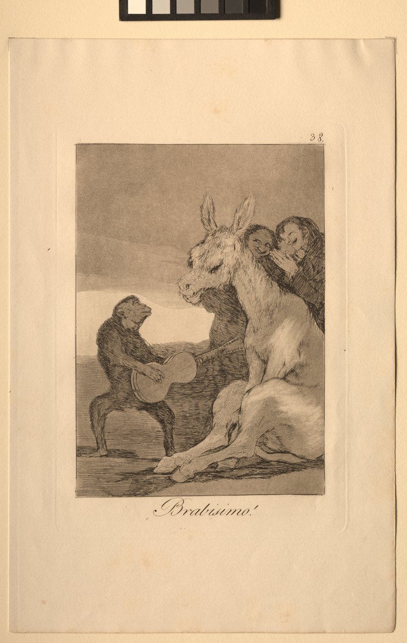 Caprices: Bravo!. od Francisco de Goya