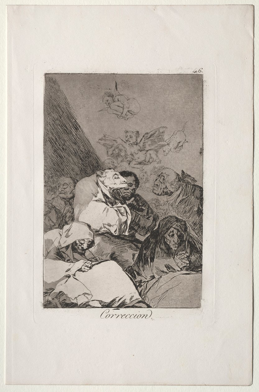 Caprichos: Oprava. od Francisco de Goya