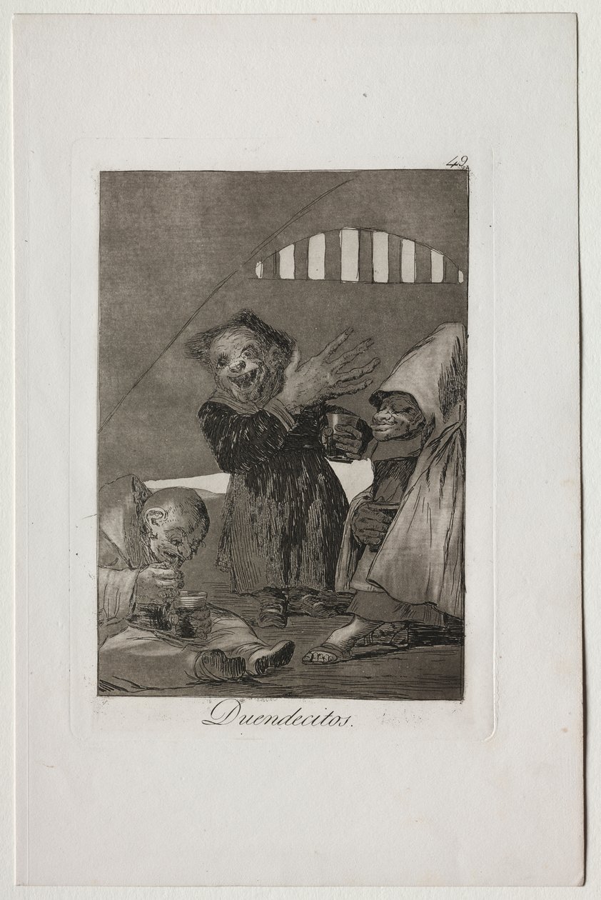 Caprichos: Hobgolins od Francisco de Goya