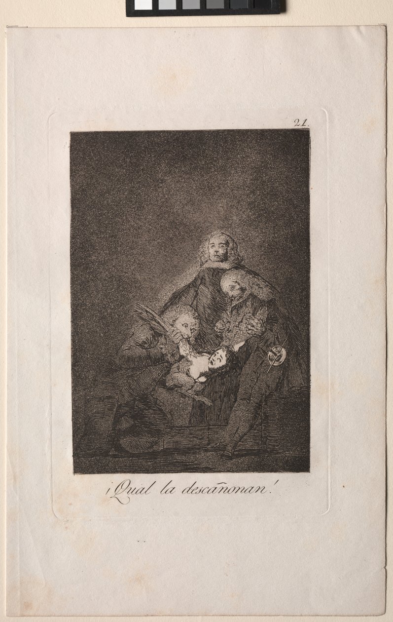 Caprichos: Jak ji oškubali! od Francisco de Goya