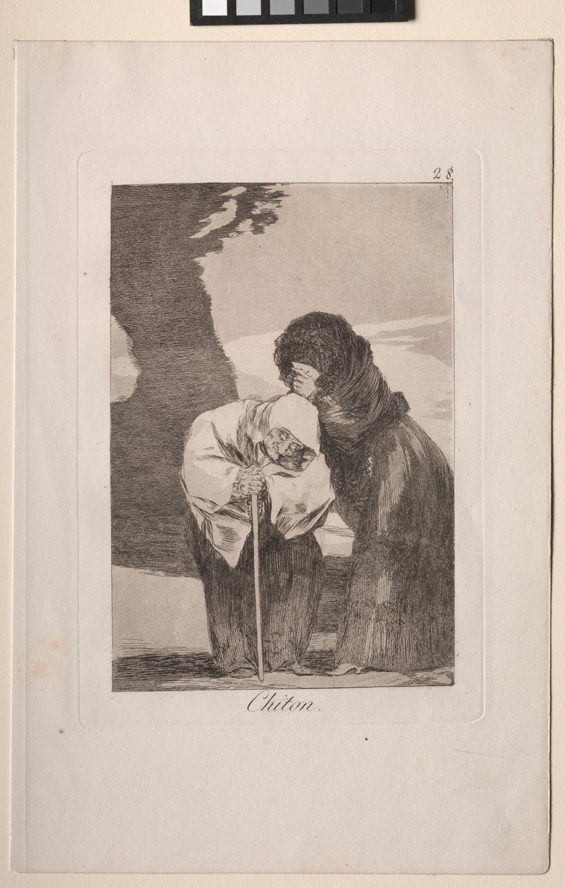 Caprichos: Ticho! od Francisco de Goya