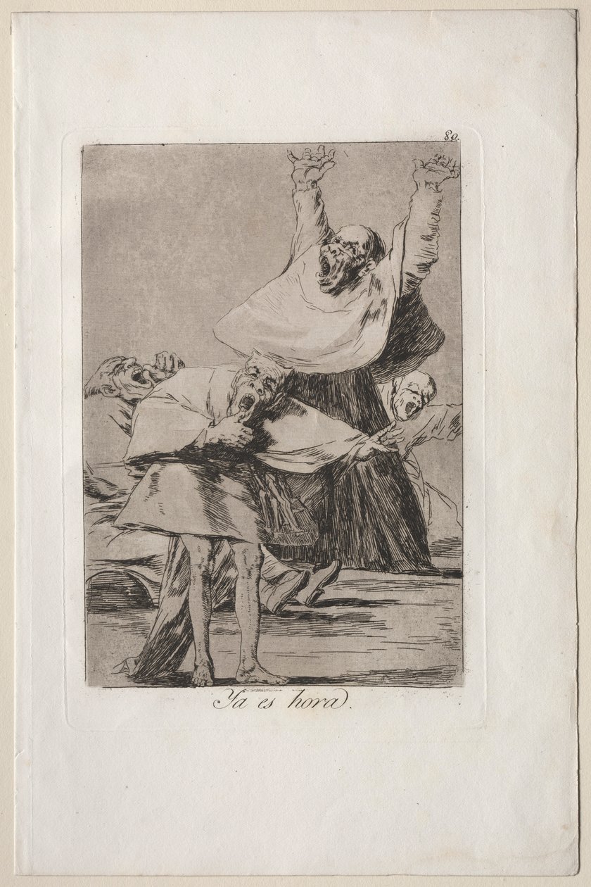 Caprichos: Je čas. od Francisco de Goya