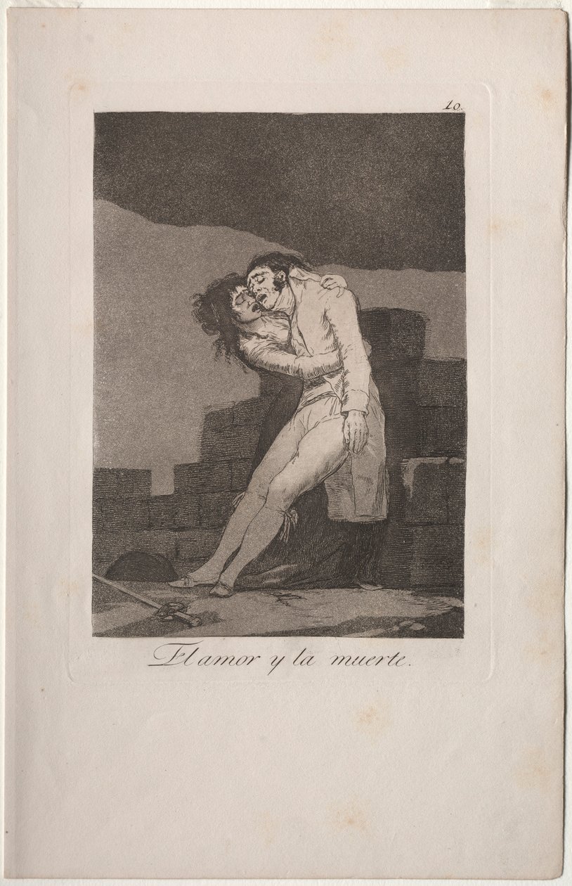 Caprichos: Láska a smrt. od Francisco de Goya