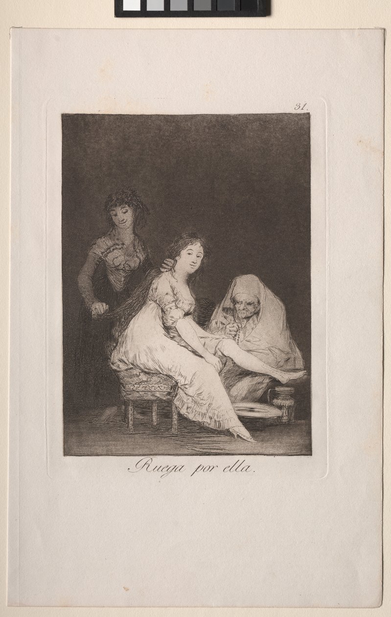 Caprichos: Modlí se za ni od Francisco de Goya