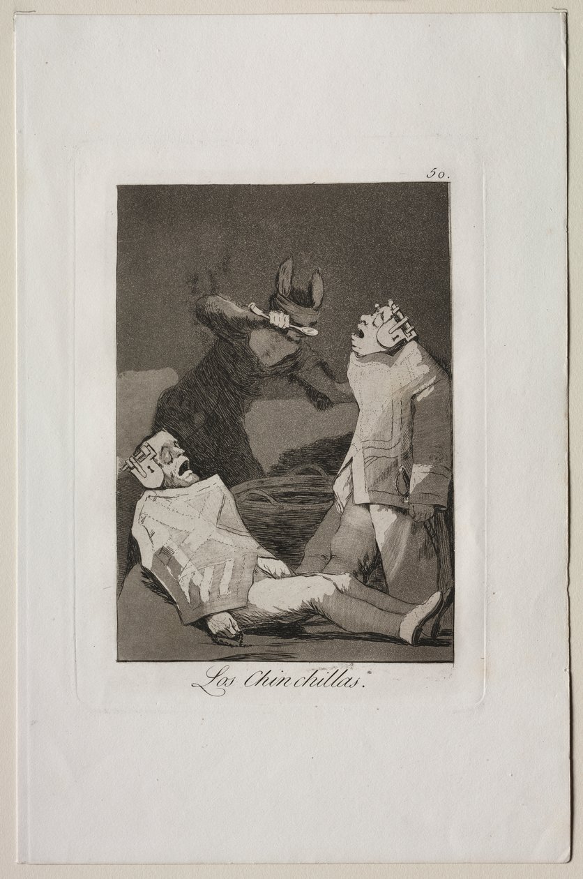 Caprichos: Činčily od Francisco de Goya