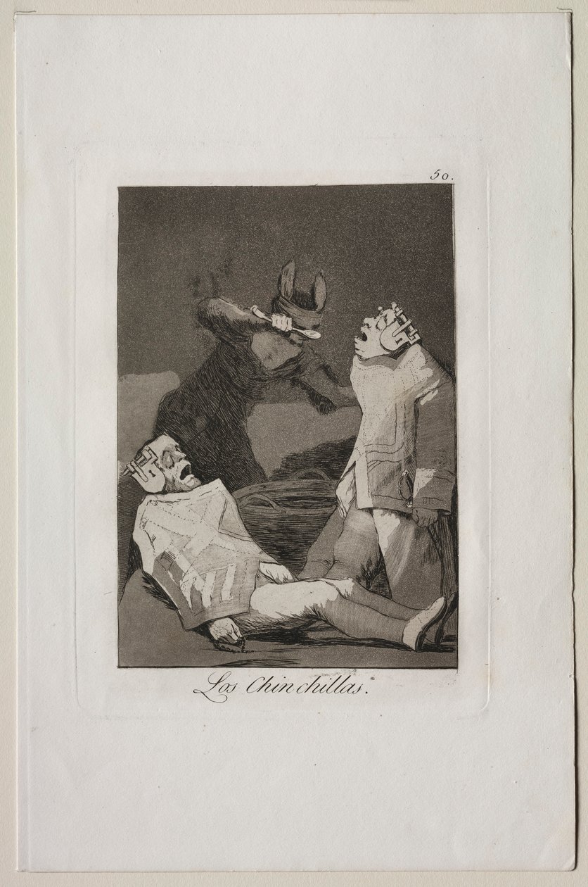 Caprichos: Činčily. od Francisco de Goya