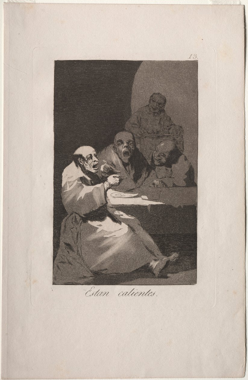 Caprichos: Jsou horké.. od Francisco de Goya