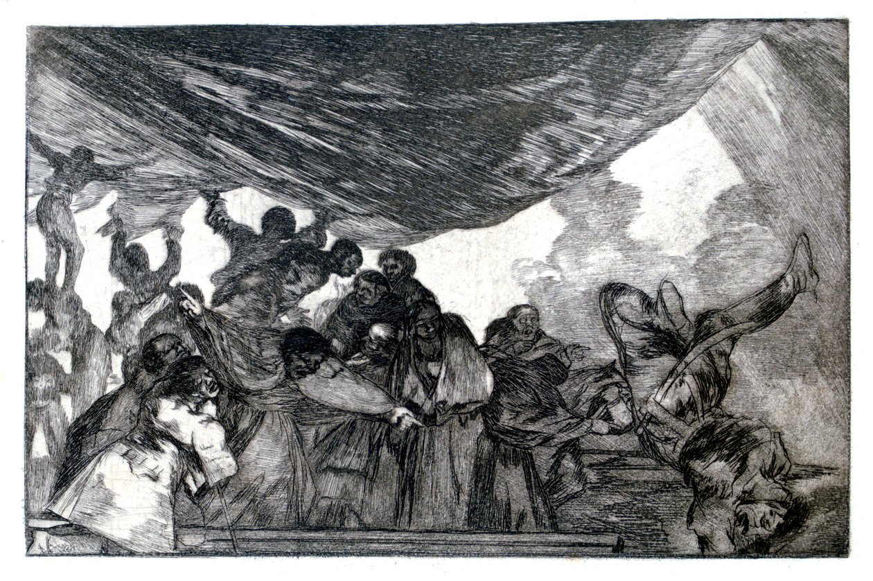 Čistá fantazie, 1819-1823 od Francisco de Goya