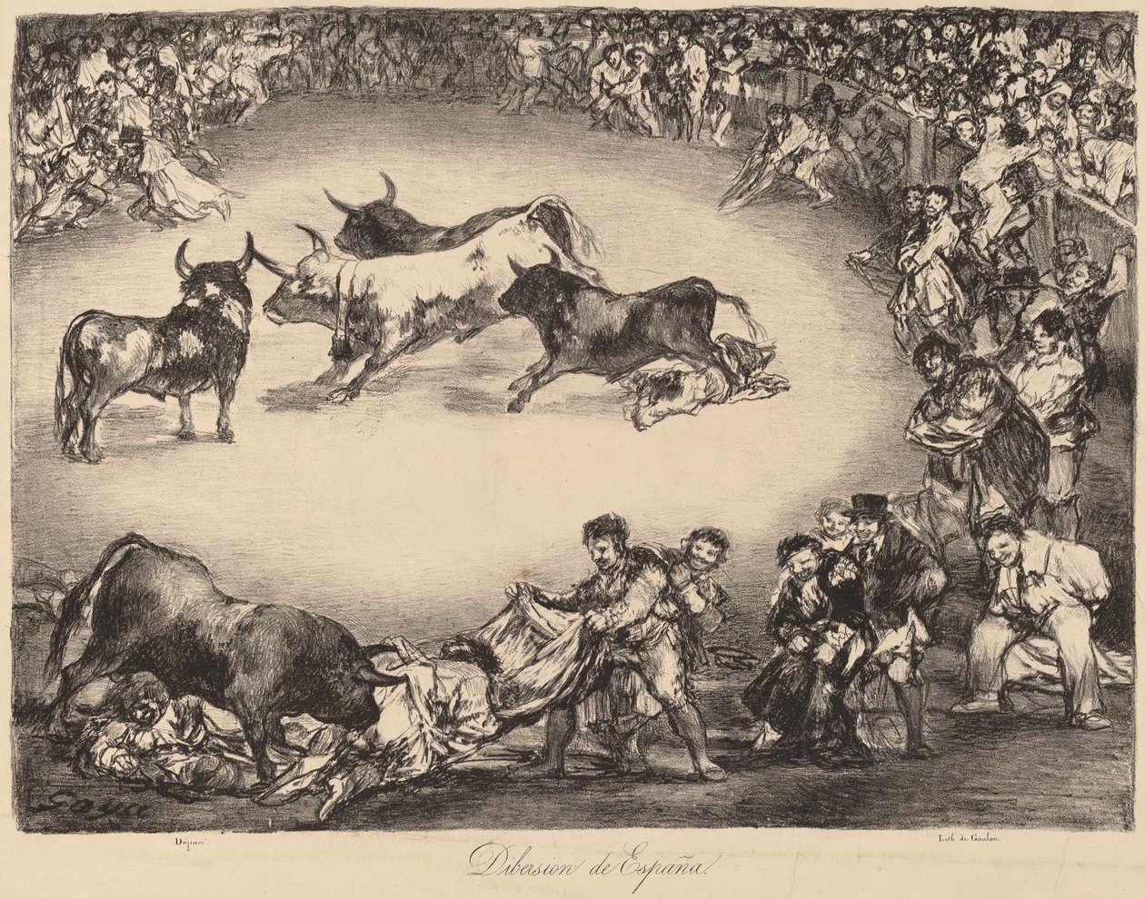 Dibersion de España (španělská zábava) od Francisco de Goya