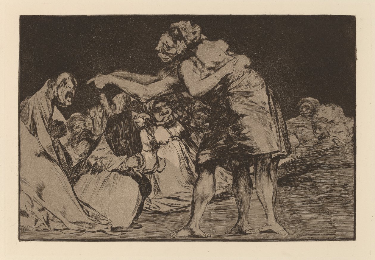 Nesourodé desordenado (nepořádná pošetilost) od Francisco de Goya