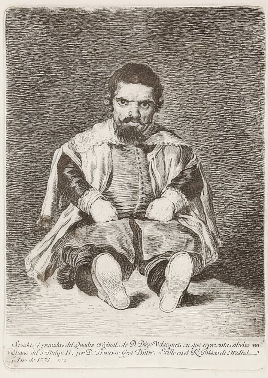 Trpaslík (Un Enano). 1778 od Francisco de Goya