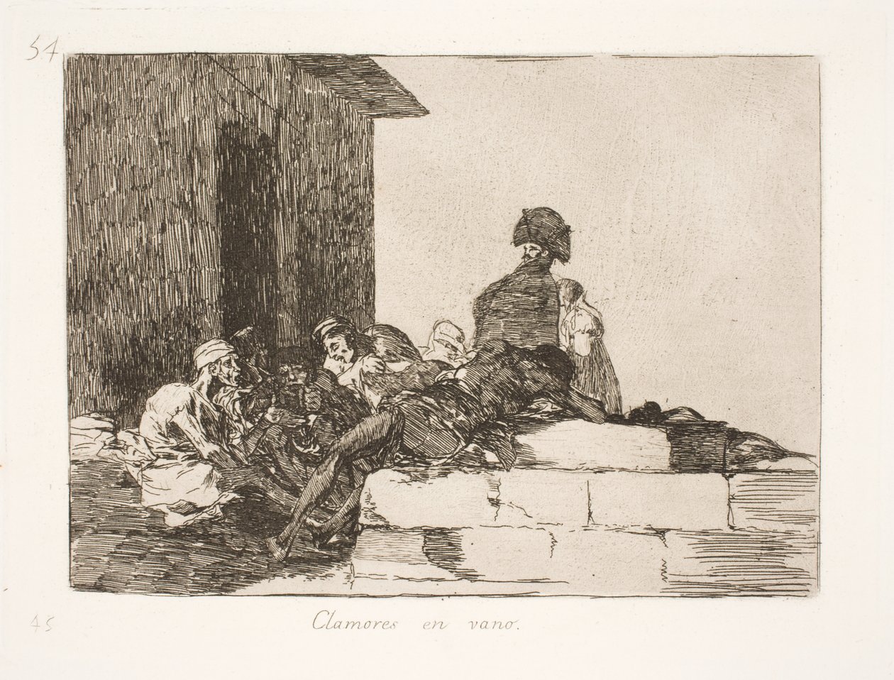 Marná stížnost (54) od Francisco de Goya