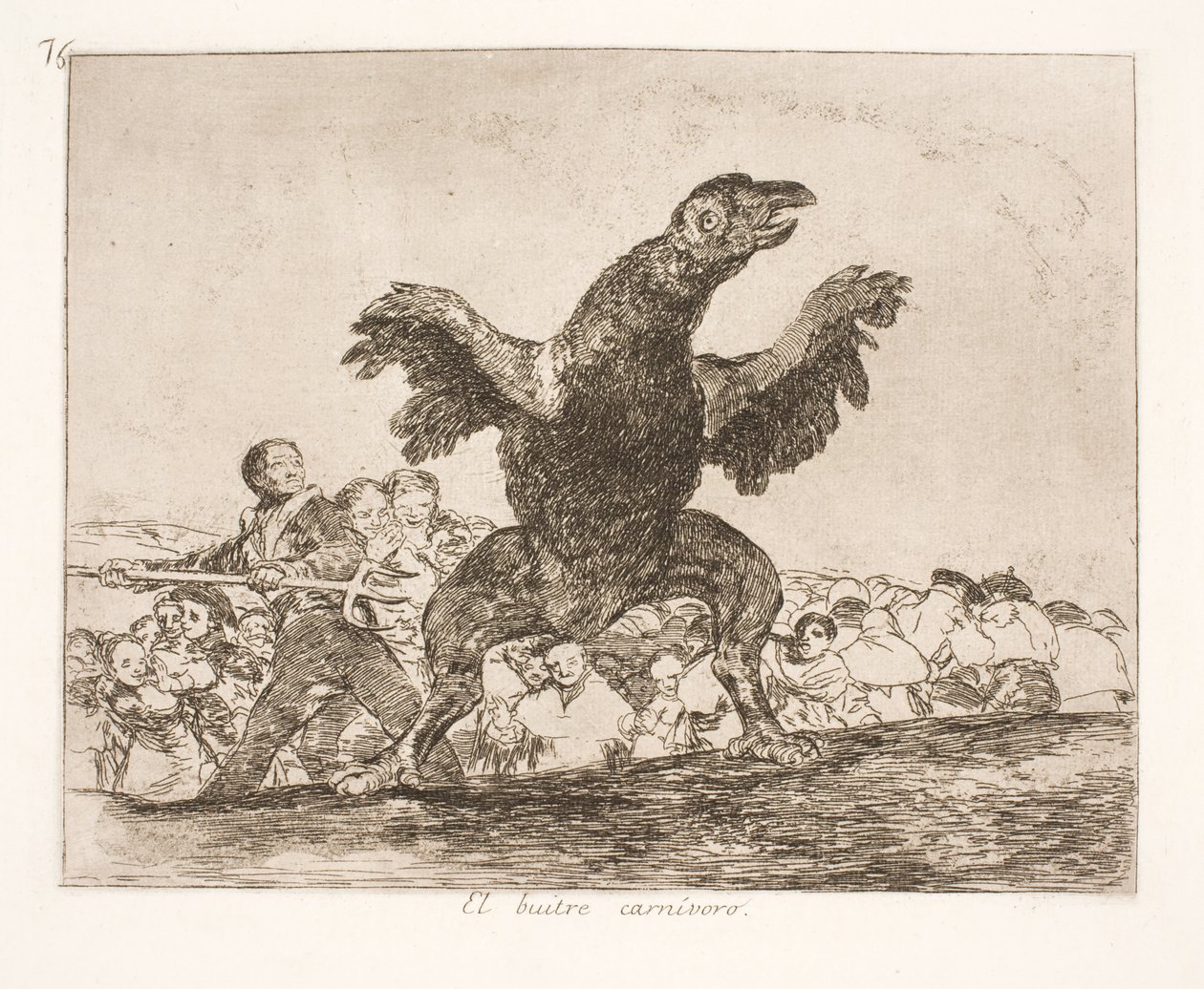 Vulture (76) od Francisco de Goya