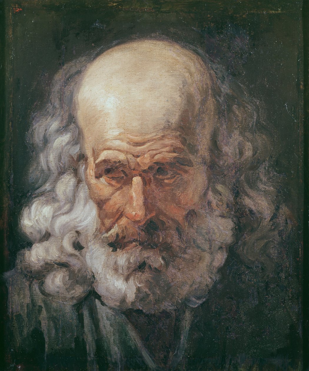Hlava filozofa, kolem roku 1810 od Francisco de Goya