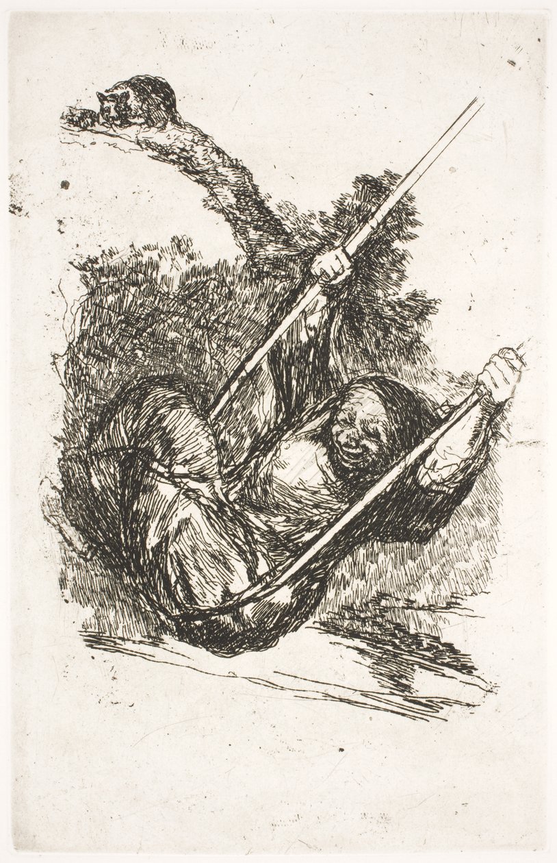 Čarodějnice ve švihu od Francisco de Goya