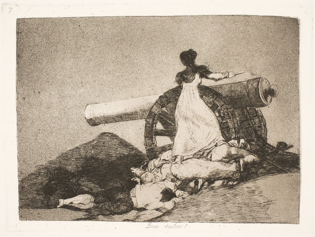 Jaké hrdinství! (7) od Francisco de Goya