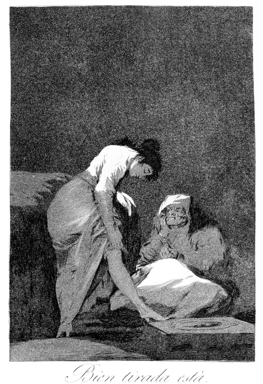 Je pěkně natažený, 1799 od Francisco de Goya