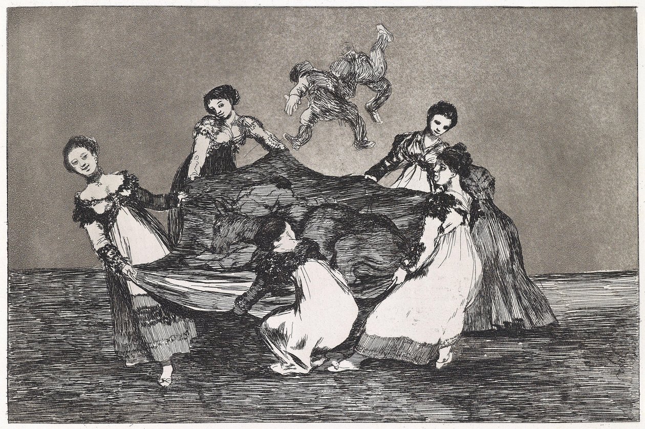 Přísloví), vydání od Francisco de Goya