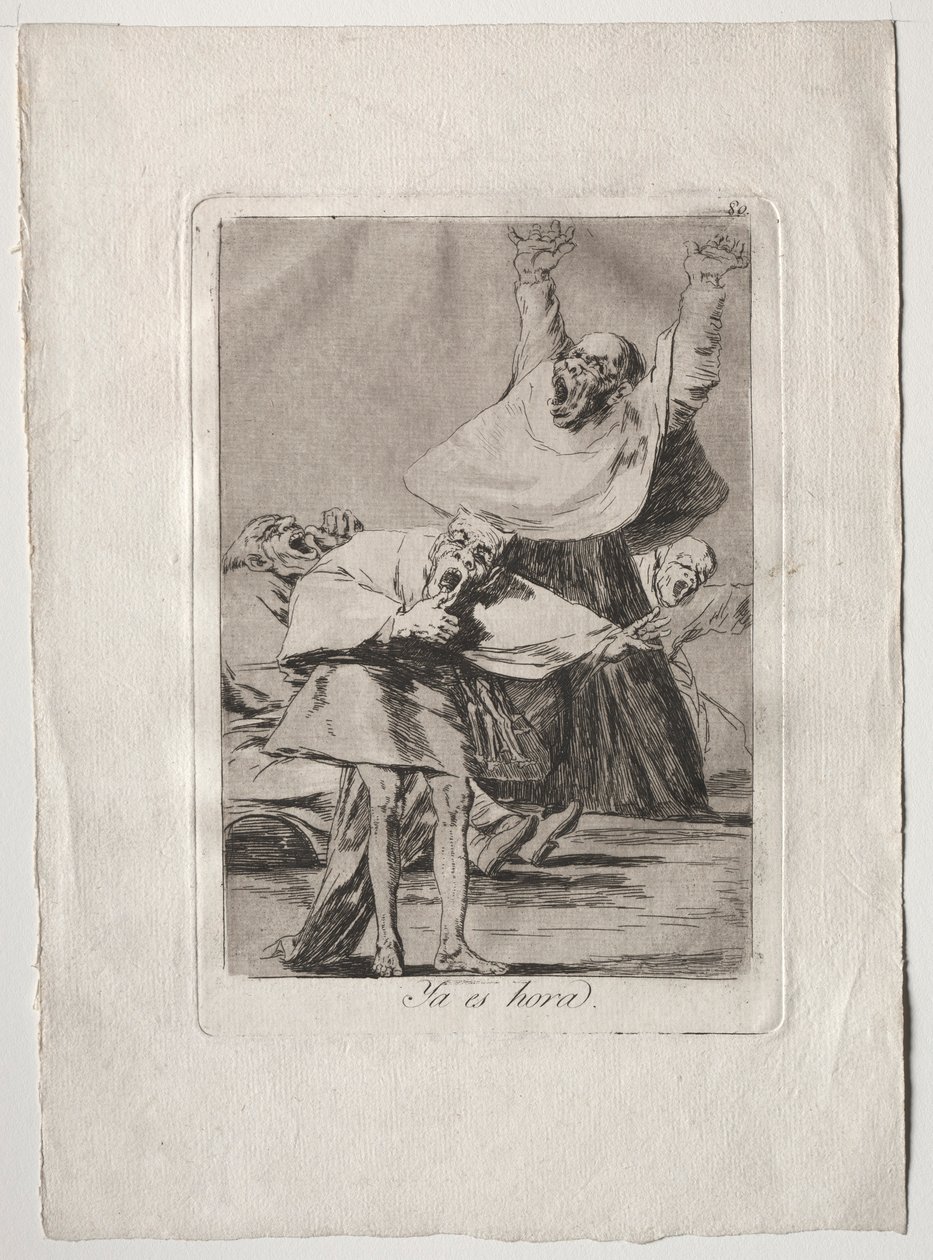 Ochenta Caprichos: Je čas, 1793-1798. od Francisco de Goya