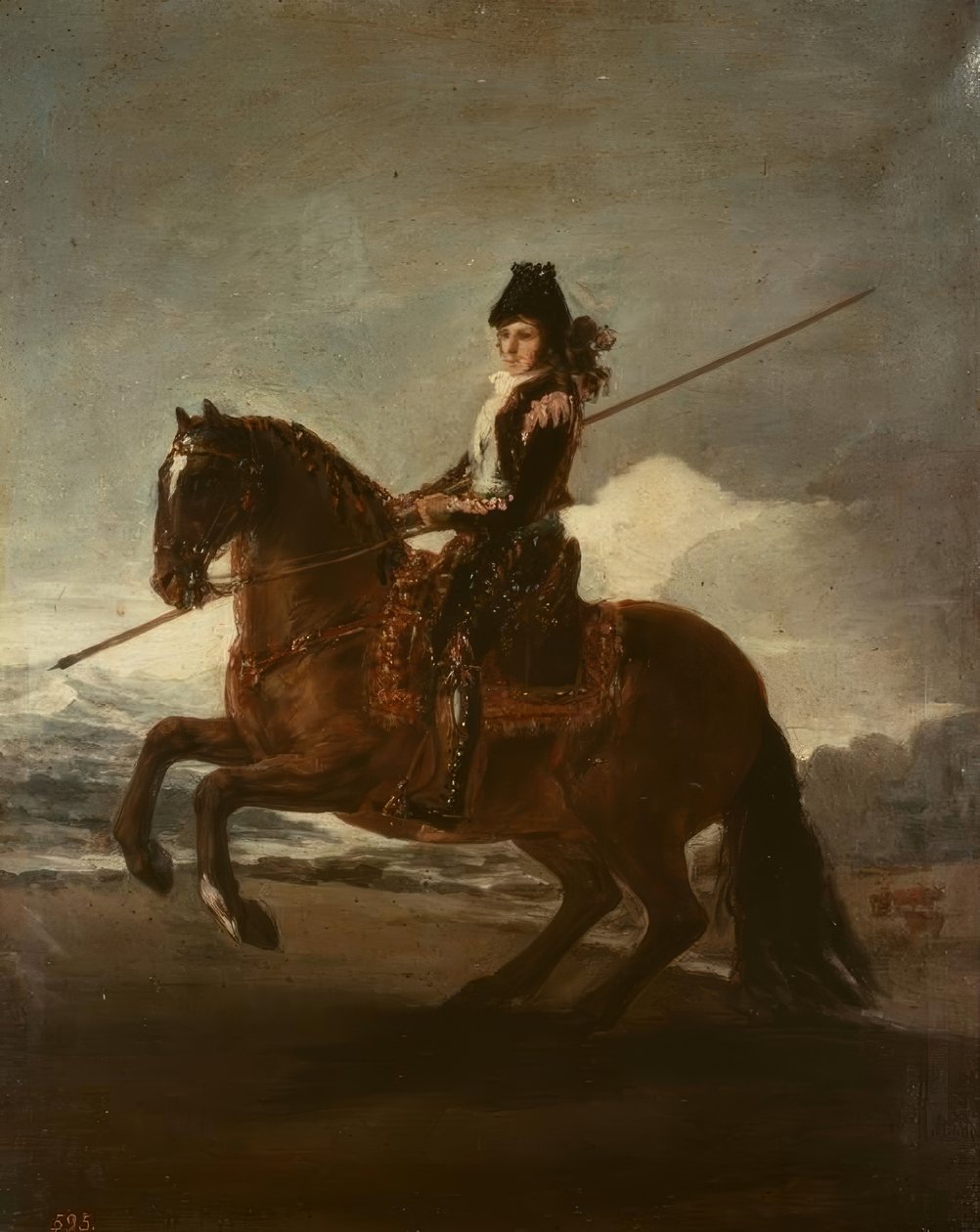 Picador na koni od Francisco de Goya