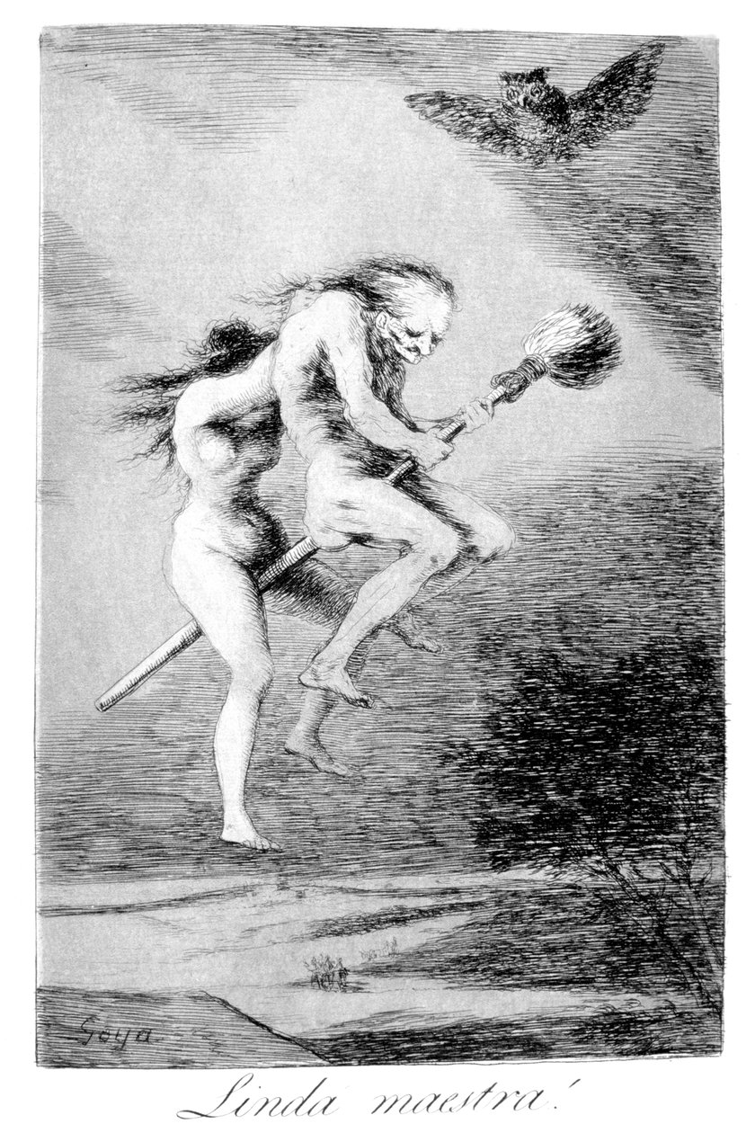 Hezká učitelka!, 1799 od Francisco de Goya
