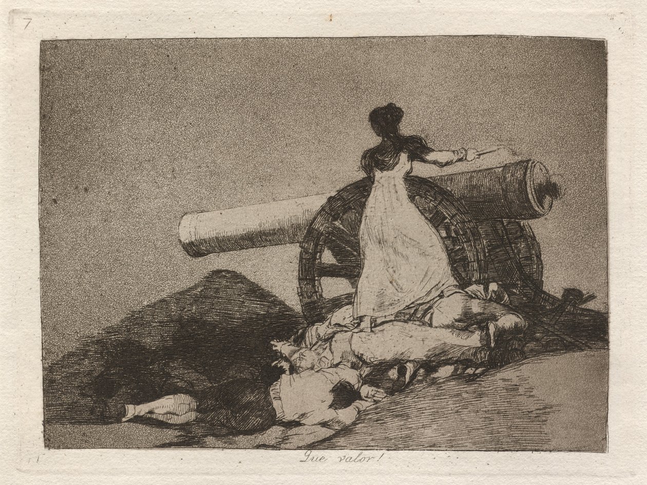 Velká srdnatost! (Jaká odvaha!) od Francisco de Goya
