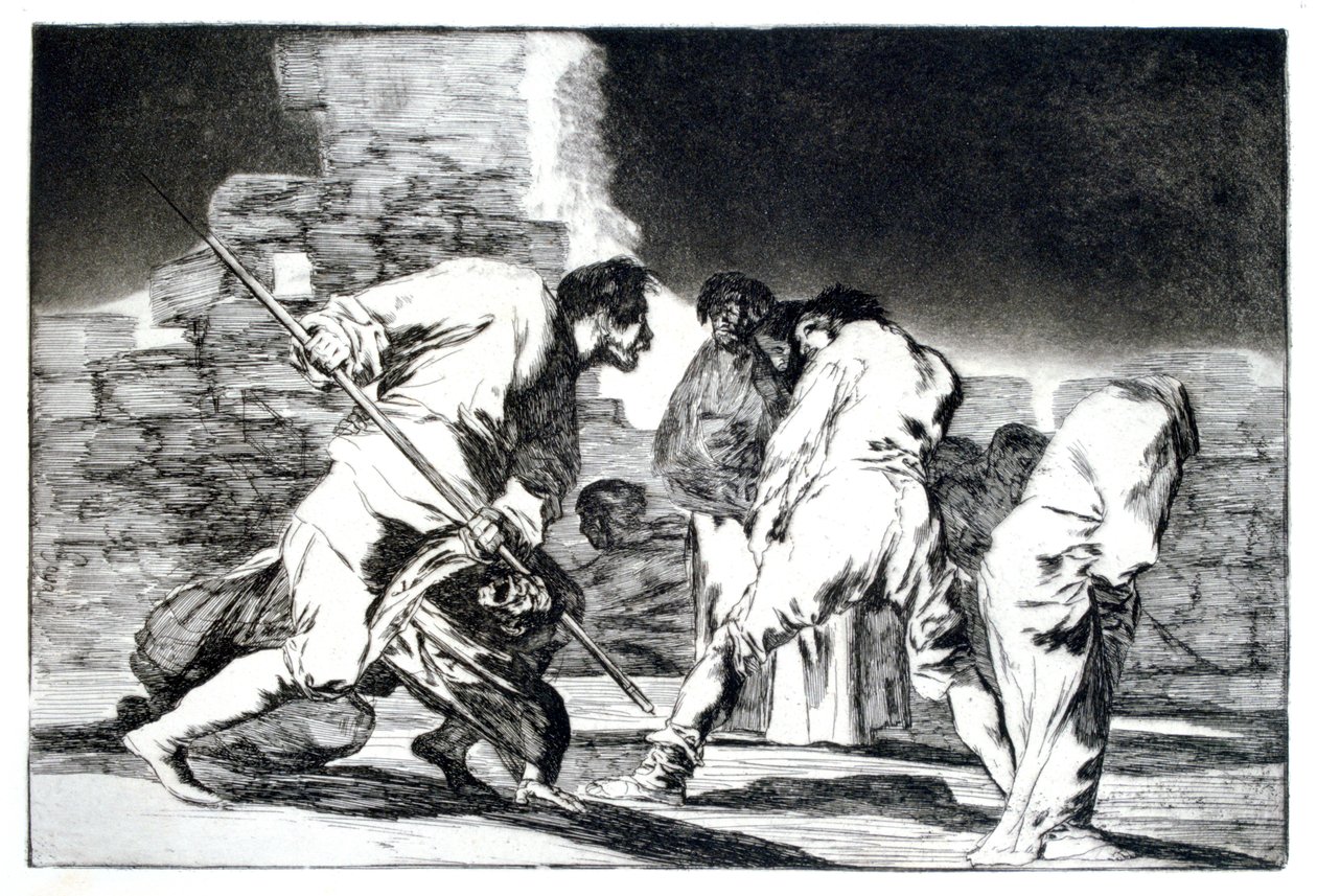 Riddle of Fury, 1819-1823 od Francisco de Goya