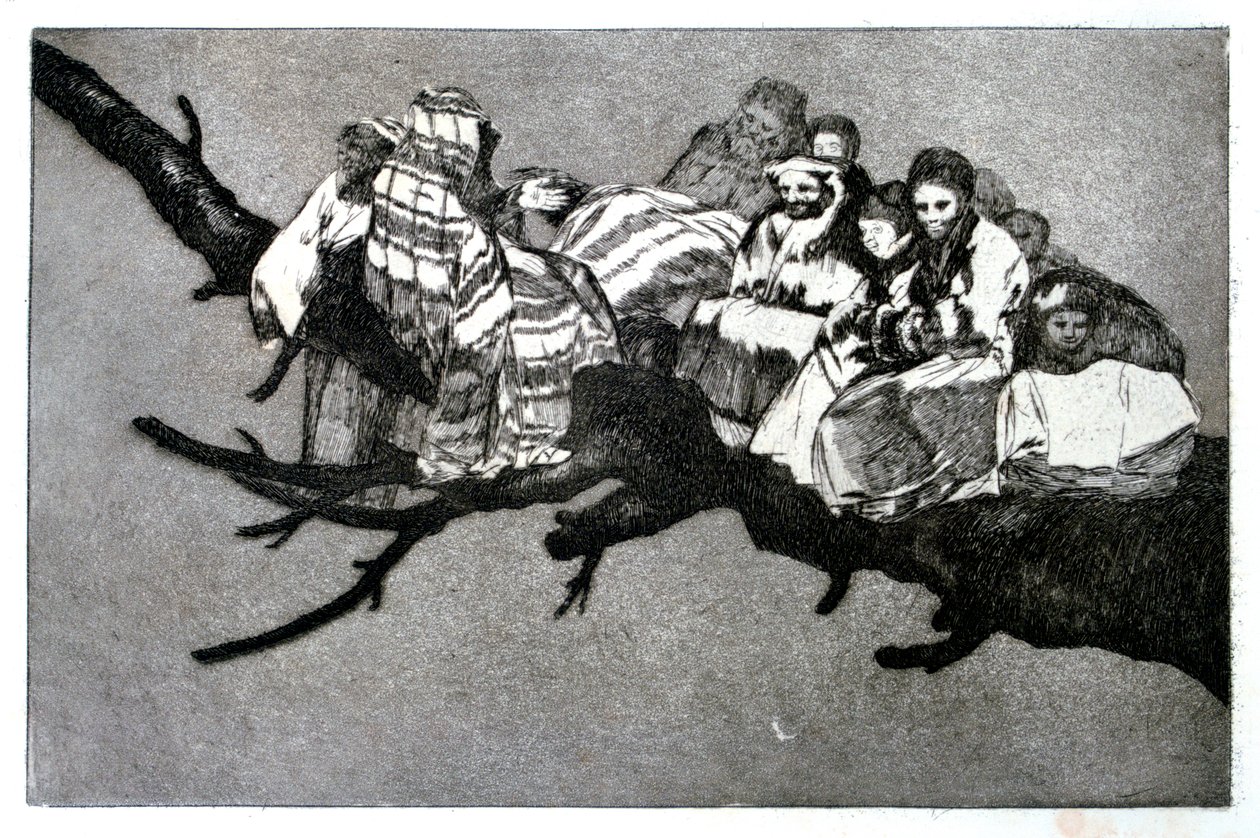 Směšný sen, 1819-1823 od Francisco de Goya