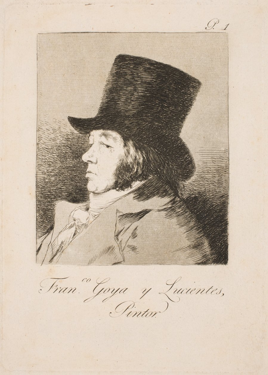 Autoportrét od Francisco de Goya