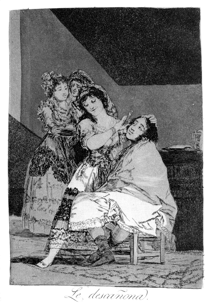 Prchá ho, 1799 od Francisco de Goya