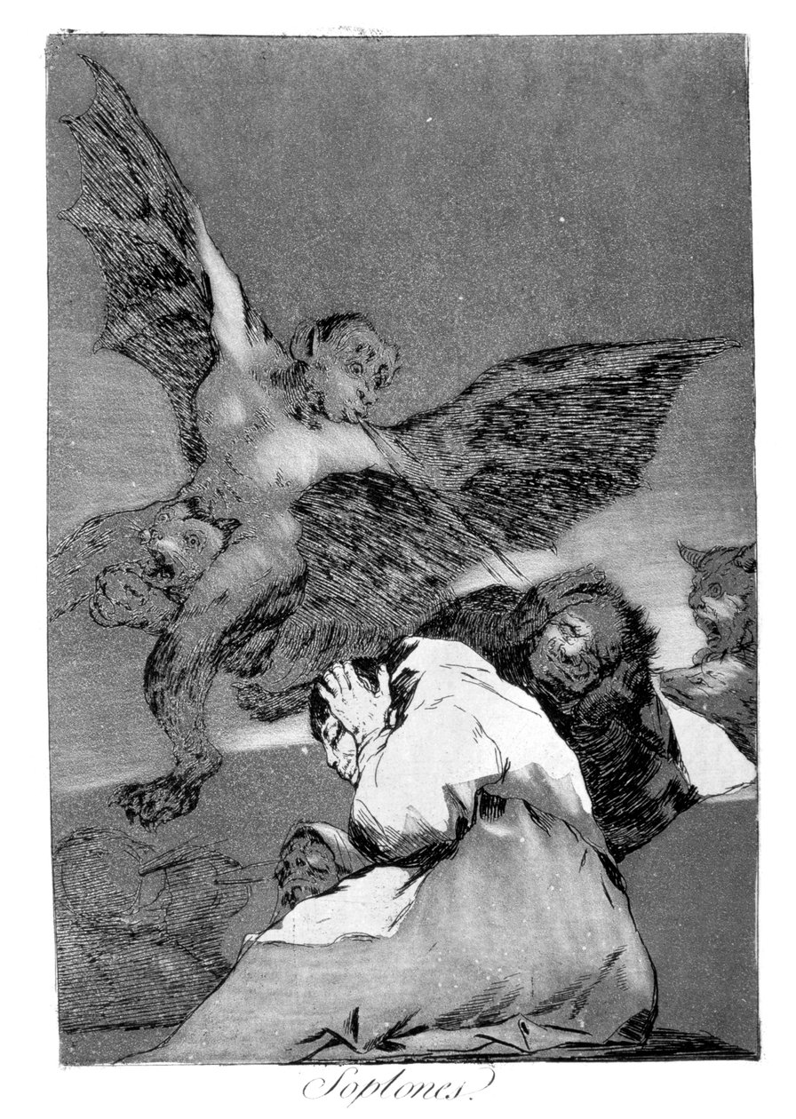 Spolkněte to, psu, 1799 od Francisco de Goya