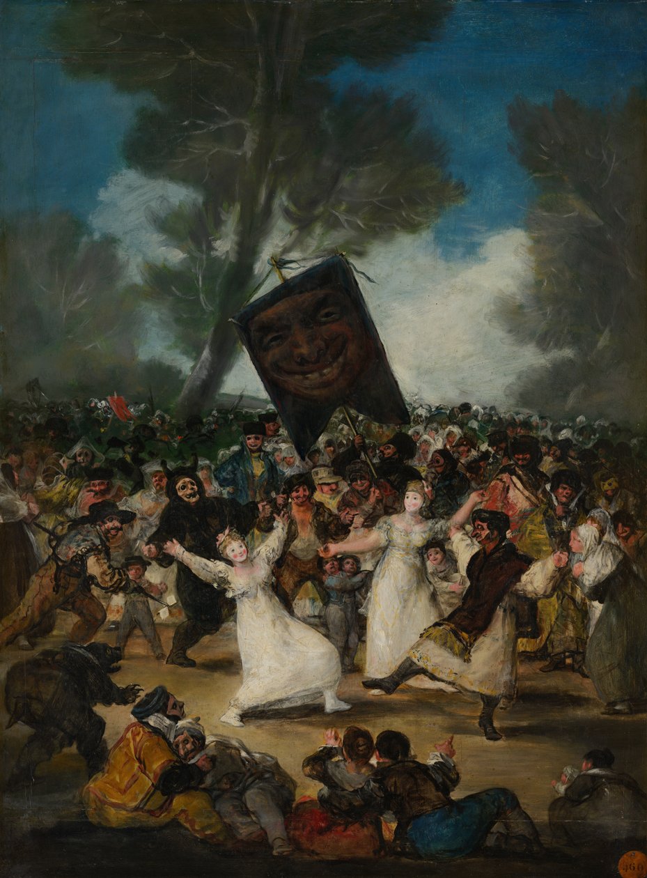 Pohřeb Sardinky. od Francisco de Goya