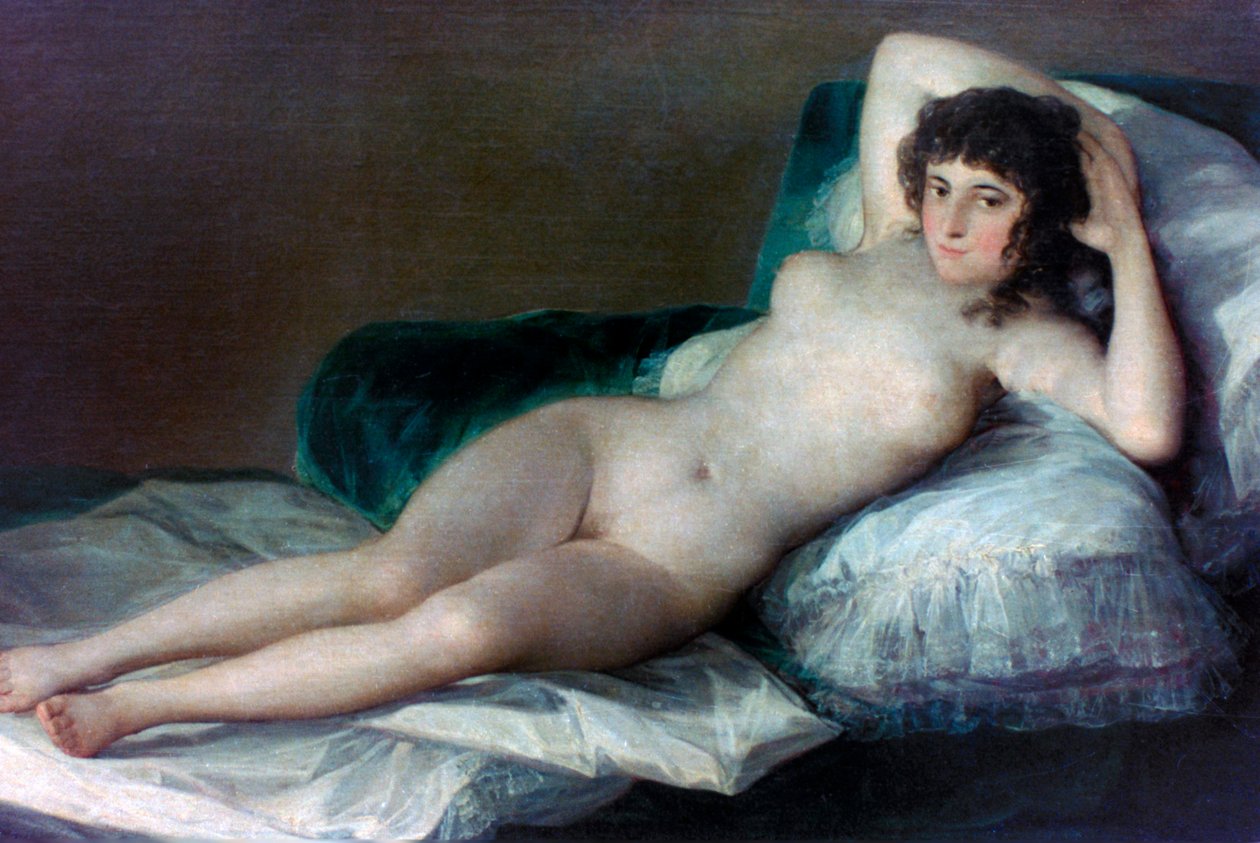 Nahá Maja, c1800 od Francisco de Goya
