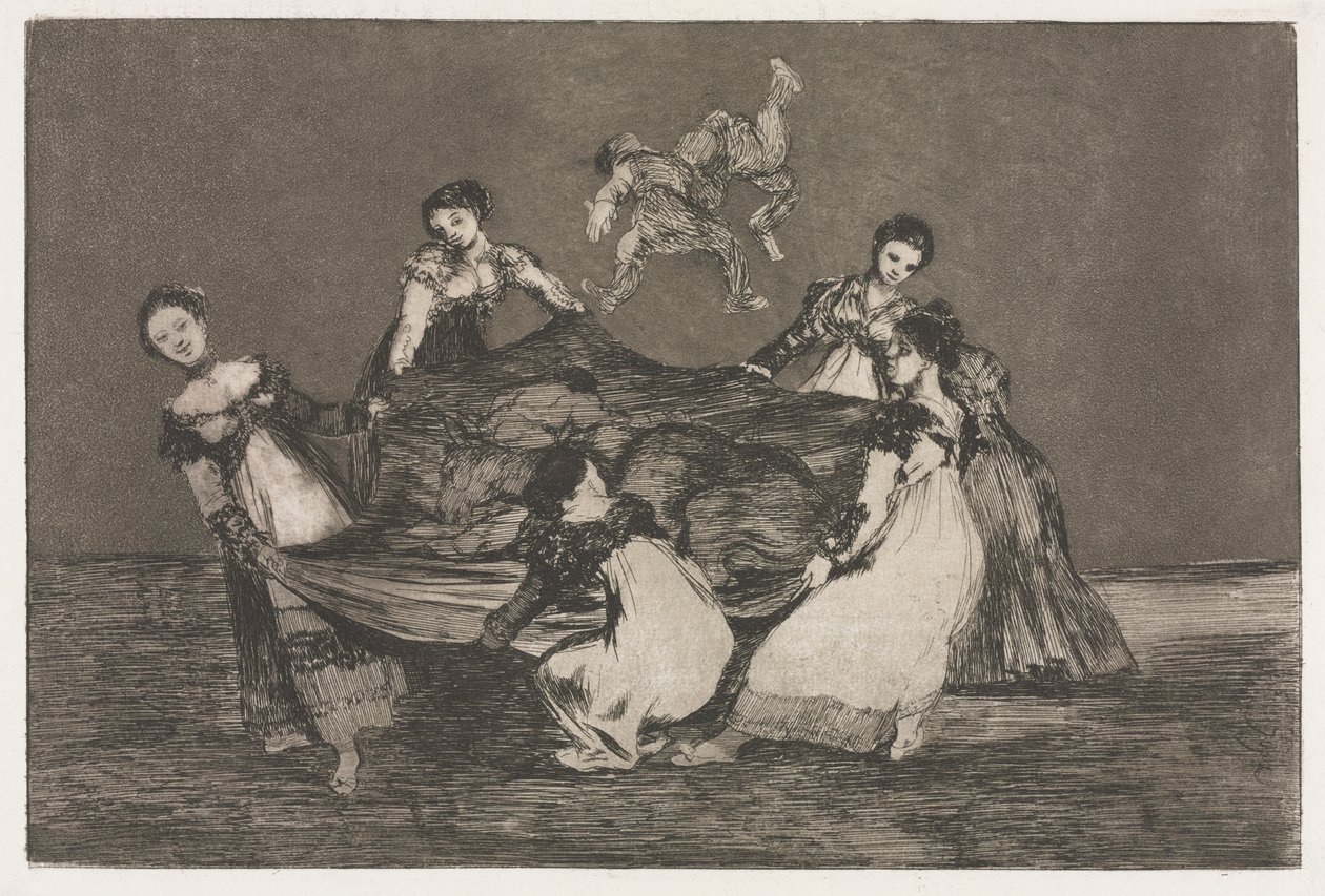 The Proverbs: Feminine Folly, 1864. od Francisco de Goya