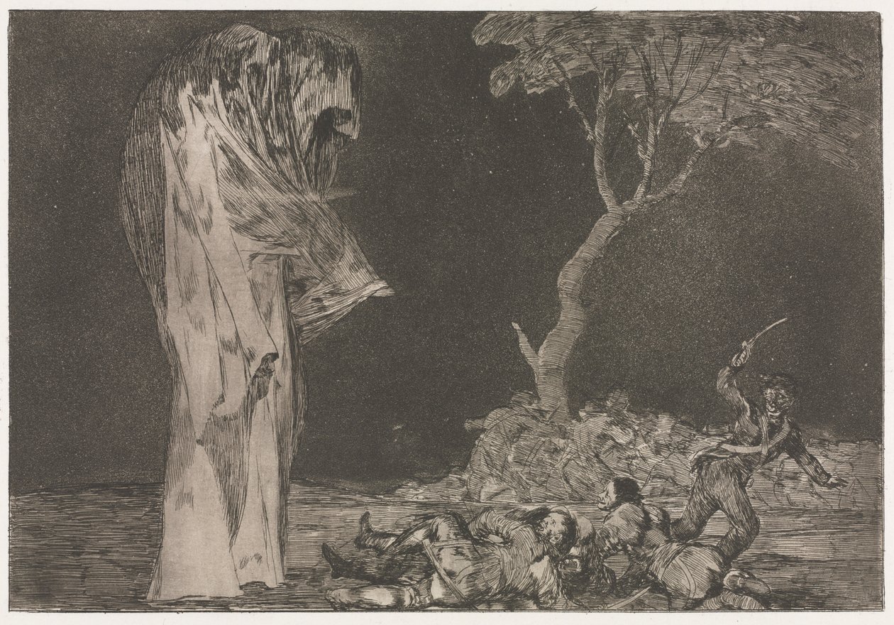 The Proverbs: Folly of Fear, 1864. od Francisco de Goya