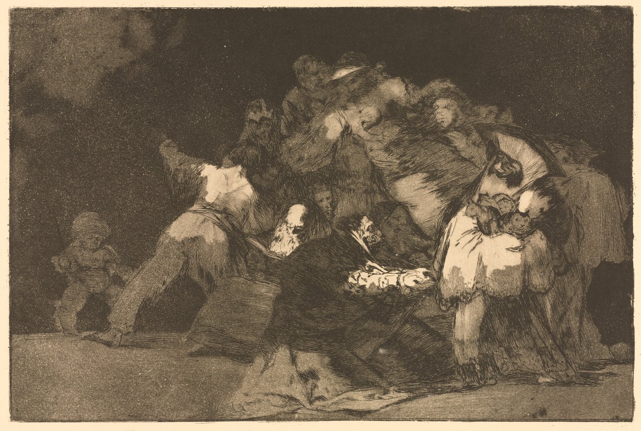 The Proverbs: General Folly, 1864. od Francisco de Goya