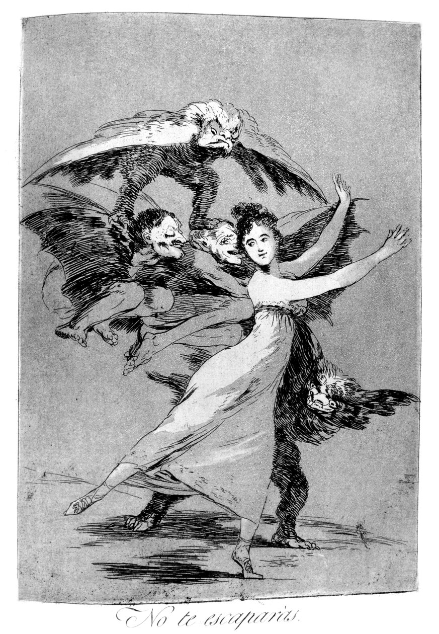 Neutečeš, 1799 od Francisco de Goya