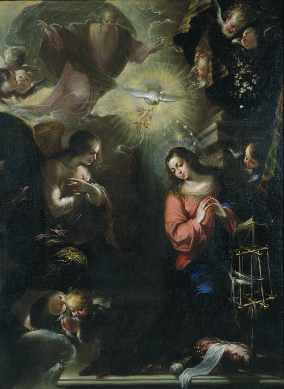 Zvěstování od Francisco de Solís