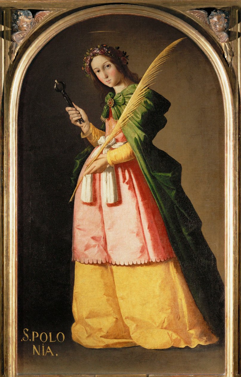 Svatá Apolonie ... od Francisco de Zurbaran