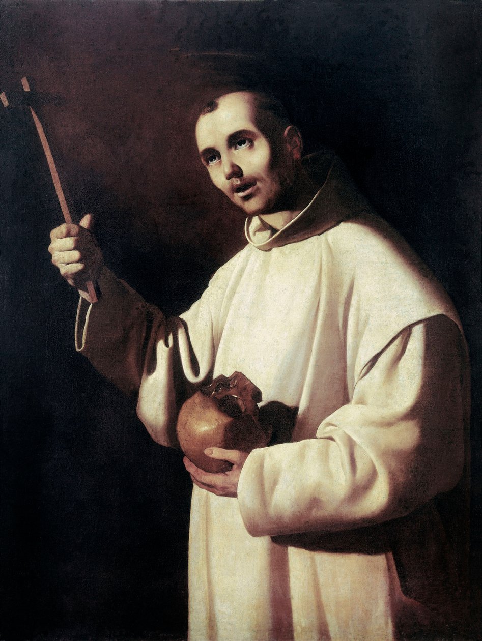 Svatý Bruno od Francisco de Zurbaran